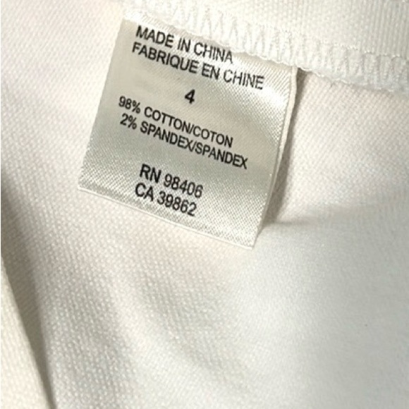 Theory, Addy Dress,White Mini Dress w/Button-Attached Front Pockets,EUC,Size 4 - Picture 3 of 9